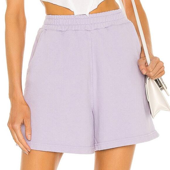 SIXTHREESEVEN The Sweat Short in Lavender NWOT Size Small - Picture 2 of 4